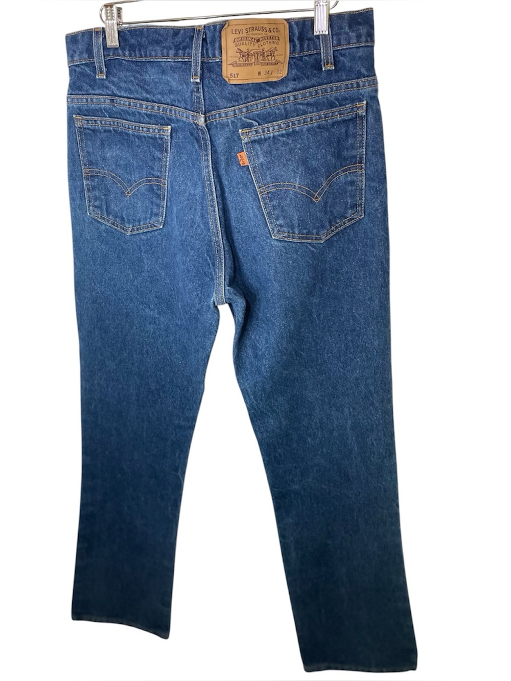 Vintage Levi’s 517 Orange Tab Jeans - Picture 3 of 9